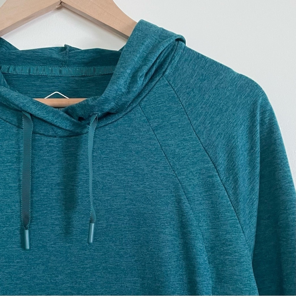 Asics ‘Velvet Pine Spacedye’ Long Sleeve Tech Pullover Hoodie Size M
